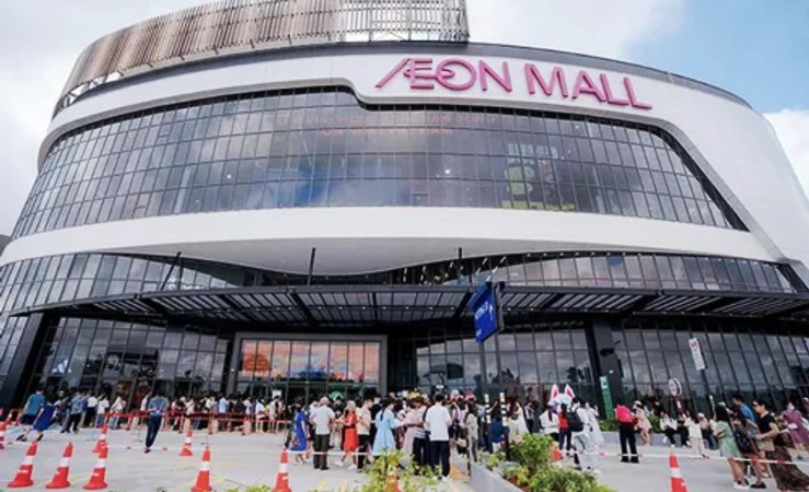 Trung tâm thương mại Aeon Mall Huế trong ngày khai trương.
