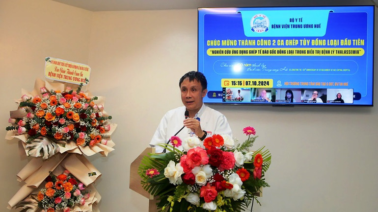 Giáo sư, Tiến sĩ, bác sĩ Phạm Như Hiệp cho biết: “Thành công trong việc ghép tủy đồng loại tại Bệnh viện Trung ương Huế mở ra nhiều cơ hội mới cho các bệnh nhi mắc bệnh di truyền và hiểm nghèo”.