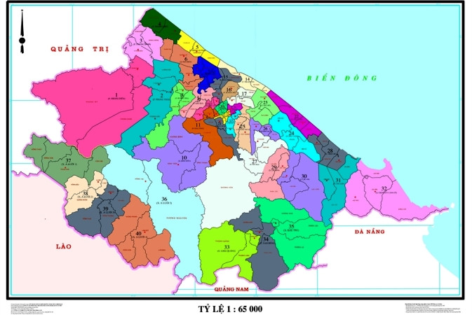 Bản đồ dự kiến sắp xếp, tổ chức lại các đơn vị hành chính cấp xã của thành phố Huế. Bản đồ dự kiến sắp xếp, tổ chức lại các đơn vị hành chính cấp xã của thành phố Huế.