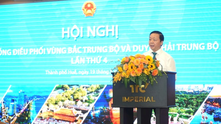 Phó Thủ tướng Chính phủ Trần Hồng Hà phát biểu kết luận tại hội nghị.