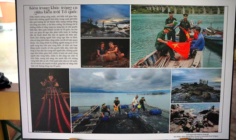 Bộ ảnh “Kiên trung khúc tráng ca giữa biển trời Tổ quốc” của tác giả Lê Thanh Tâm đoạt giải khuyến khích Cuộc thi ảnh “Tự hào biên giới, biển đảo quê hương Thừa Thiên Huế”.