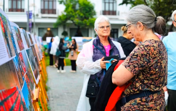Triển lãm cũng thu hút nhiều du khách trong nước và quốc tế đến tham quan, thưởng thức.