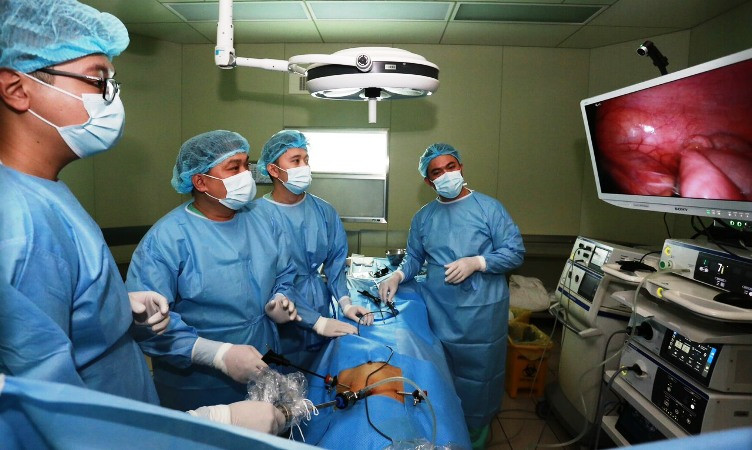 Nghiên cứu ứng dụng phẫu thuật nội soi qua lỗ tự nhiên đã đạt giải Nhất VIFOTEC Việt Nam và Giải nhì lĩnh vực Y Dược của Giải thưởng Nhân Tài Đất Việt 2016. (Ảnh: BVH).