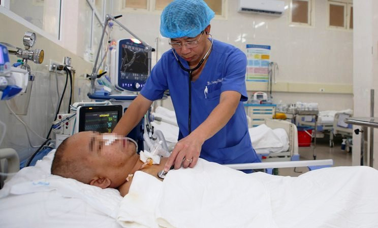 Bệnh nhân đột quỵ dần hồi phục sức khoẻ. (ảnh: BVH)