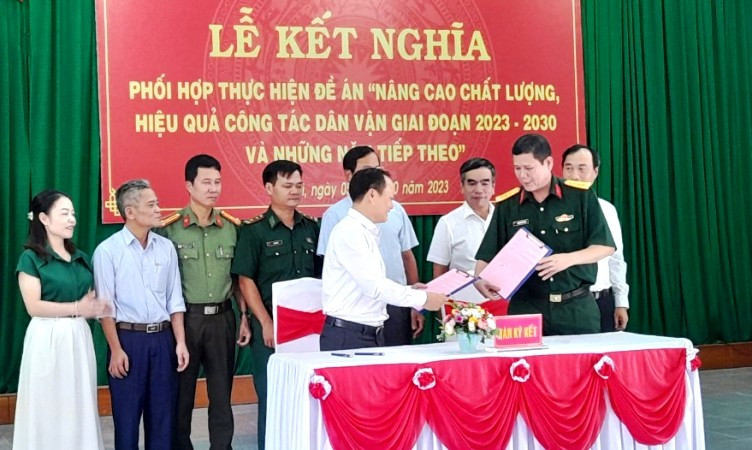 Bộ Chỉ huy Quân sự tỉnh và Ủy ban nhân dân huyện A Lưới đã thống nhất thỏa thuận 5 nhóm nội dung quan trọng cần phối hợp thực hiện.