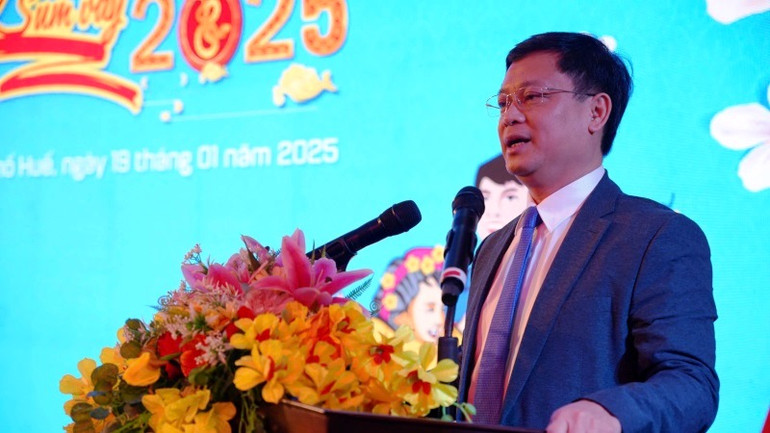 Đồng chí Phó Chủ tịch Thường trực Ủy ban nhân dân thành phố Nguyễn Thanh Bình phát biểu tại chương trình.