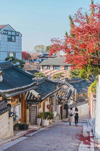Làng cổ Bukchon Hanok. (Ảnh: Unsplash/Roméo A) Làng cổ Bukchon Hanok. (Ảnh: Unsplash/Roméo A)