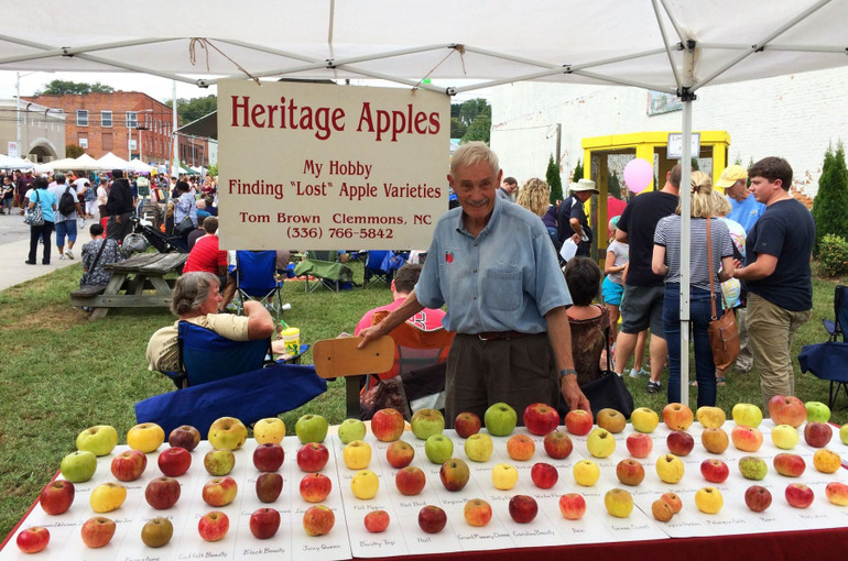 "Quầy táo Di sản" - niềm tự hào giản dị của ông Tom Brown.