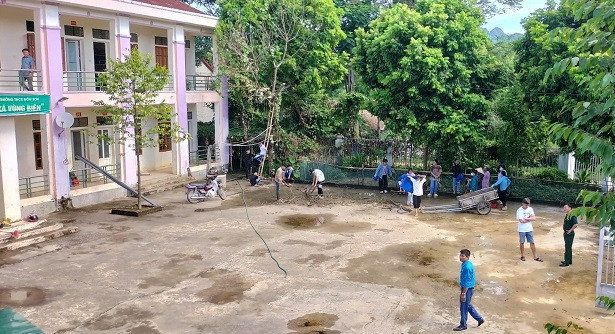 Sáng 4/9, ký túc xá đã được tổng vệ sinh sạch sẽ để chuẩn bị cho ngày khai giảng 5/9.