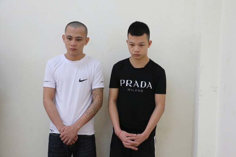 Hai đối tượng Vi Văn Linh và Kha Văn Úc. Hai đối tượng Vi Văn Linh và Kha Văn Úc.