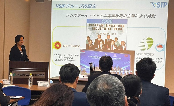 Các nhà đầu tư Nhật Bản trao đổi các ý kiến tại hội nghị. Ảnh Mạnh Lợi Các nhà đầu tư Nhật Bản trao đổi các ý kiến tại hội nghị. Ảnh Mạnh Lợi