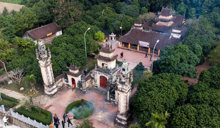 Một góc Đền thờ Nguyễn Xí.