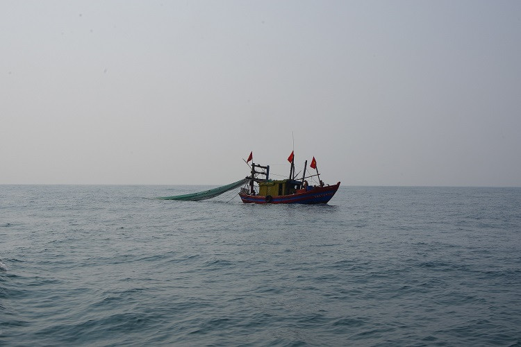 Phương tiện bị phát hiện tàng trữ trái phép kích điện khi đang hành nghề trên biển.