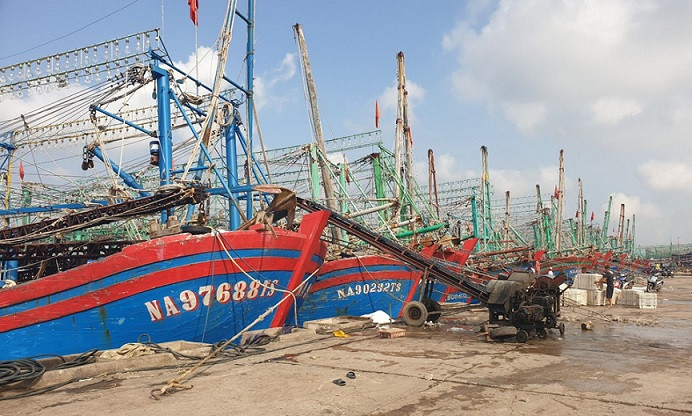 Các đội tàu ở Nghệ An luôn được lực lượng chức năng, địa phương và Bội đội Biên phòng tăng cường công tác kiểm tra, giám sát và xử lý nghiêm các vi phạm liên quan đến IUU.