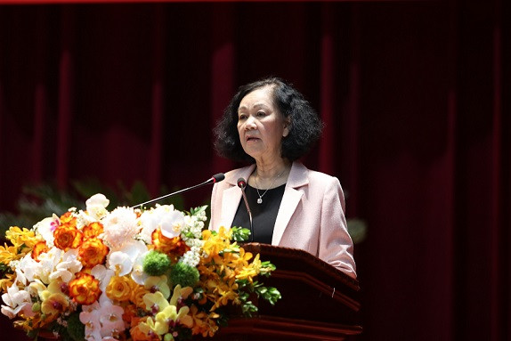 Đồng chí Trương Thị Mai phát biểu chỉ đạo hội nghị.