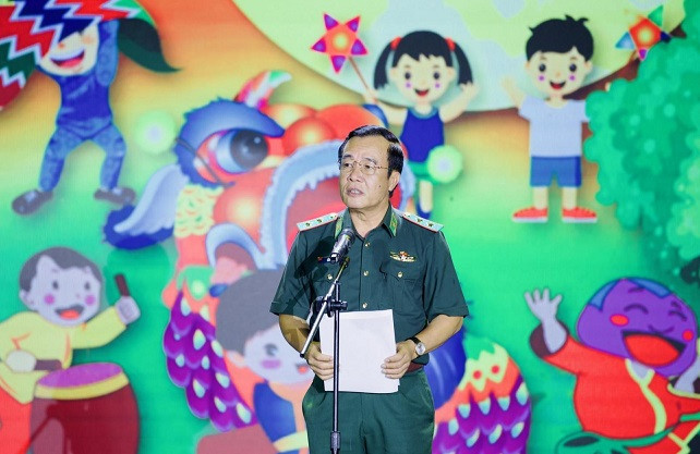 Tư lệnh Bộ đội Biên phòng phát biểu.