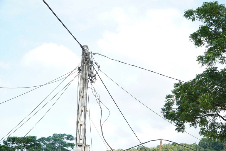 Điện lưới quốc gia và sóng điện thoại đã phủ kín bản.