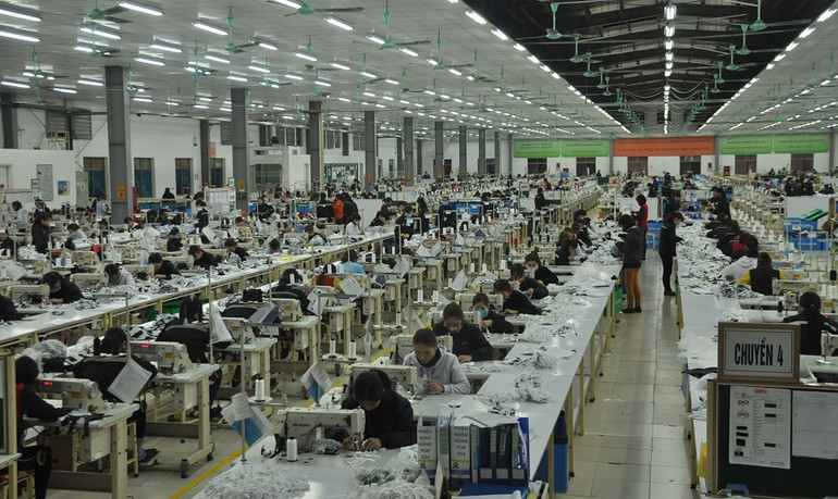 Nhiều công ty may xuất khẩu ở Nghệ An đã có nhiều đơn hàng xuất khẩu đến năm 2025.