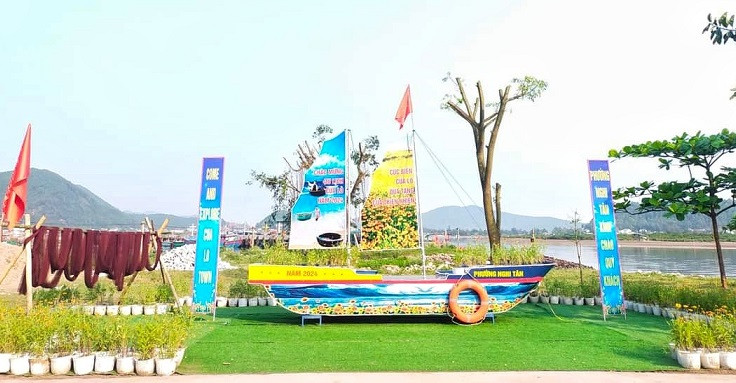 Các điểm check-in được các địa phương gấp rút hoàn thành.