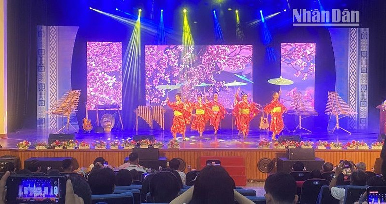 Một tiết mục giới thiệu về văn hóa truyền thống của Nhật Bản.