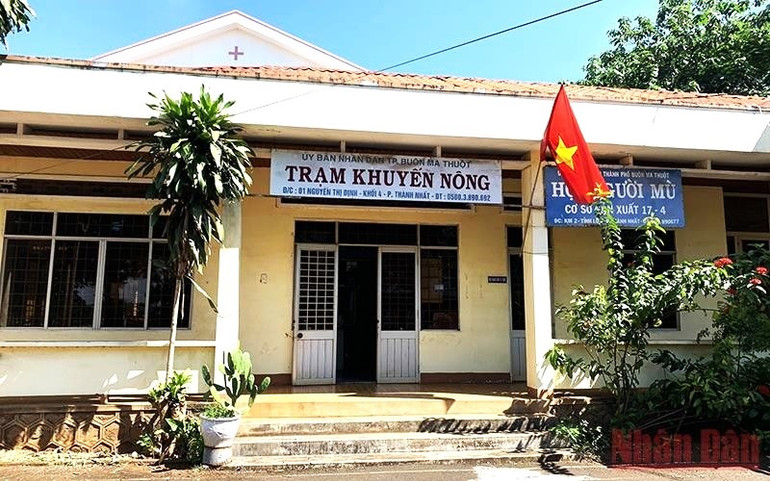 Trạm Khuyến nông thành phố Buôn Ma Thuột, nơi xảy ra các sai phạm.