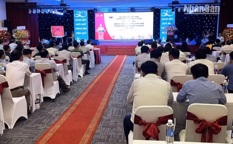 Quang cảnh lễ kỷ niệm.