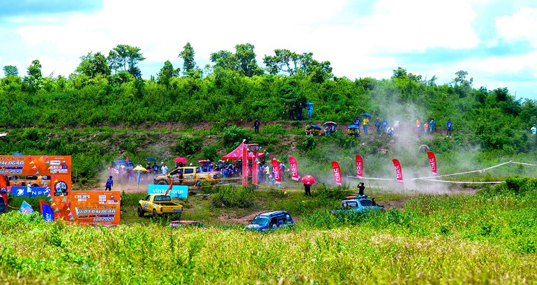 Một đoạn đường đua đường bằng.