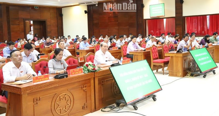 Các đại biểu dự kỳ họp.