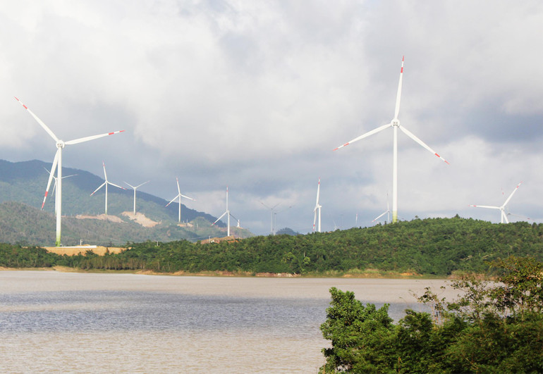 Cánh đồng điện gió tại tỉnh Quảng Trị đã cho vận hành thương mại.