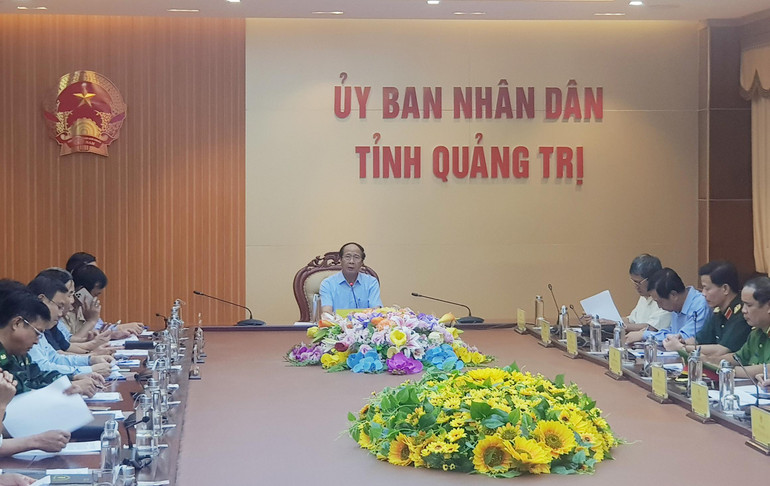 Phó Thủ tướng Lê Văn Thành chủ trì cuộc họp trực tuyến tại tỉnh Quảng Trị và đầu cầu 8 địa phương miền trung.