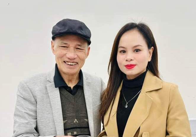 Nhạc sĩ Ngọc Khuê và ca sĩ Minh Loan.