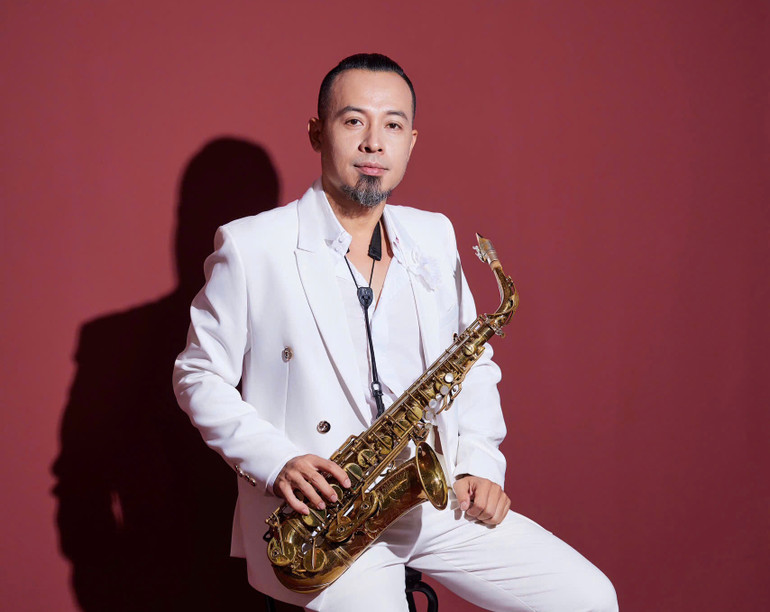 Nghệ sĩ saxophone Lê Duy Mạnh.