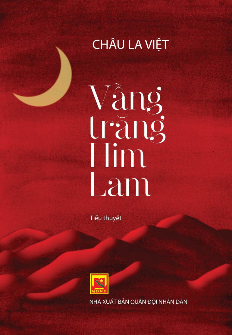 Bìa cuốn tiểu thuyết "Vầng trăng Him Lam"