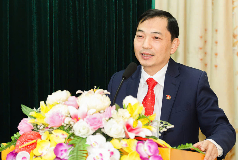 Phó Giám đốc Sở Văn hóa, Thể thao và Du lịch tỉnh Hải Dương Vũ Khắc Lịch cung cấp thông tin về công tác chuẩn bị tổ chức giải của địa phương.