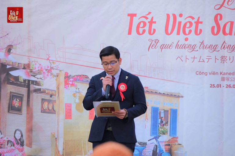 Ông Phạm Đình Thương, Chủ tịch Hội Người Việt Nam tại Saitama.