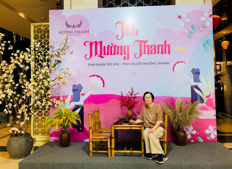 Một góc không gian Tết Mường Thanh tại các khách sạn Mường Thanh.