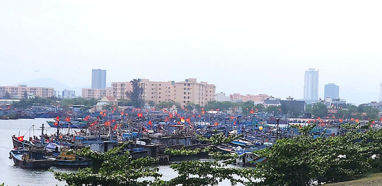 Âu thuyền Thọ Quang thành phố Đà Nẵng. (Ảnh: ĐÌNH TĂNG)