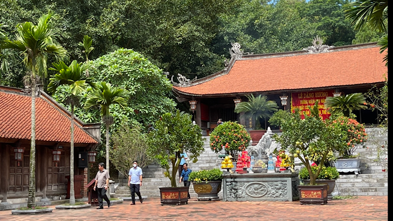 Đền thờ Nguyễn Trãi tại khu Di tích quốc gia đặc biệt Côn Sơn-Kiếp Bạc.