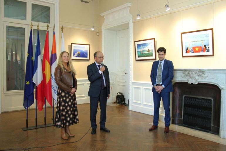 Triển lãm Biển đảo Việt Nam do chính quyền thành phố Montpellier phối hợp với Trường Paul Valery Montpellier 3 và Trung tâm Văn hóa Việt Nam tại Pháp tổ chức.