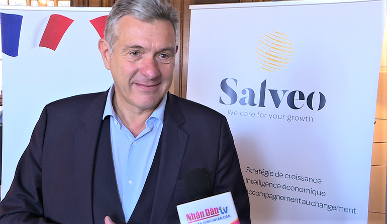 Ông Tristan Cotte, Giám đốc phụ trách phát triển doanh nghiệp của SALVEO, đánh giá cao những tiềm năng kinh doanh của Việt Nam.