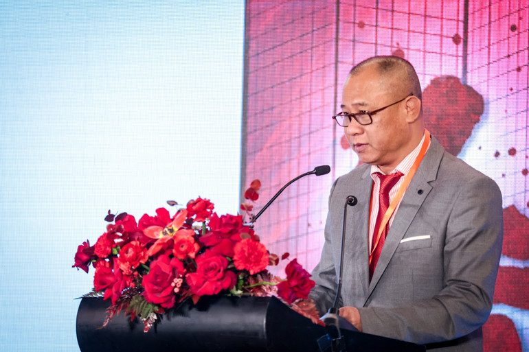 Chủ tịch Liên đoàn Kickboxing Việt Nam Vũ Đức Thịnh.