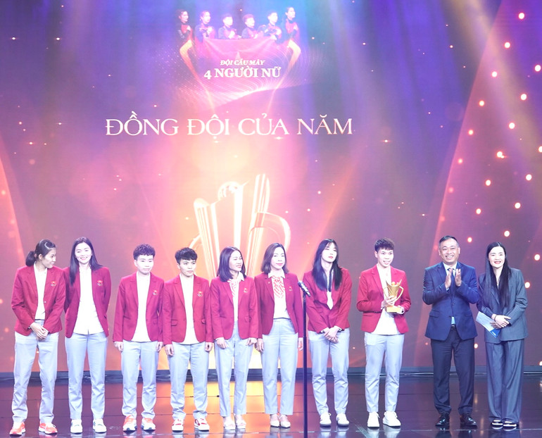 Đồng đội của năm: Đội tuyển cầu mây 4 người nữ