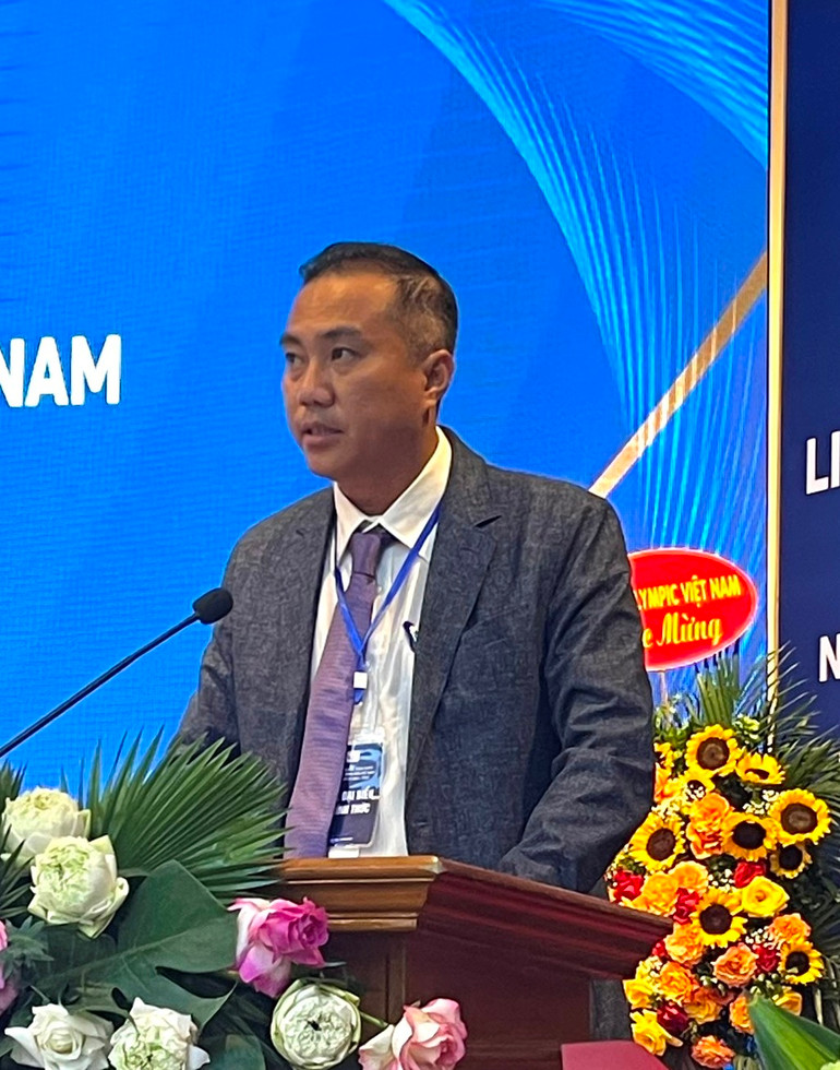 Chủ tịch Liên đoàn bóng bàn Việt Nam khóa VII Nguyễn Xuân Vũ.