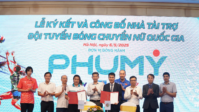 Lễ ký kết tài trợ được tổ chức sáng 6/5/2025 tại Hà Nội. Lễ ký kết tài trợ được tổ chức sáng 6/5/2025 tại Hà Nội.