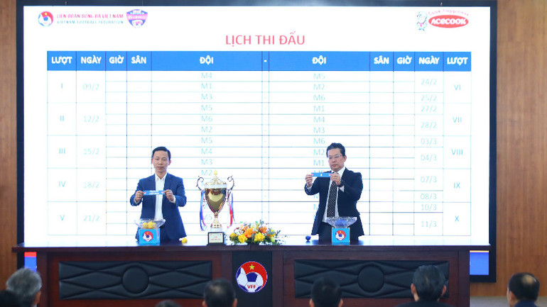 Bốc thăm lịch thi đấu Giải bóng đá nữ U19 quốc gia