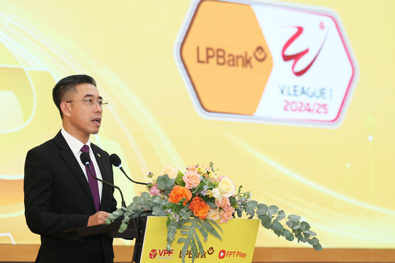 Chủ tịch HĐQT FPT Telecom Hoàng Việt Anh phát biểu tại sự kiện