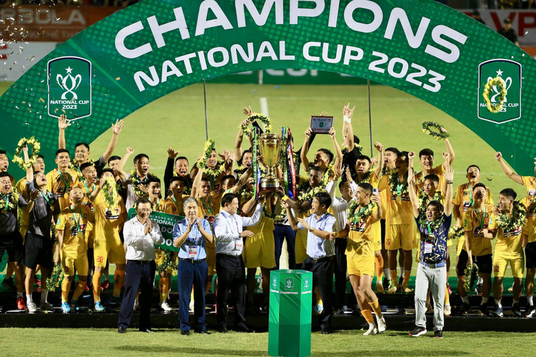 Đội Thanh Hóa vô địch Cúp quốc gia 2023.