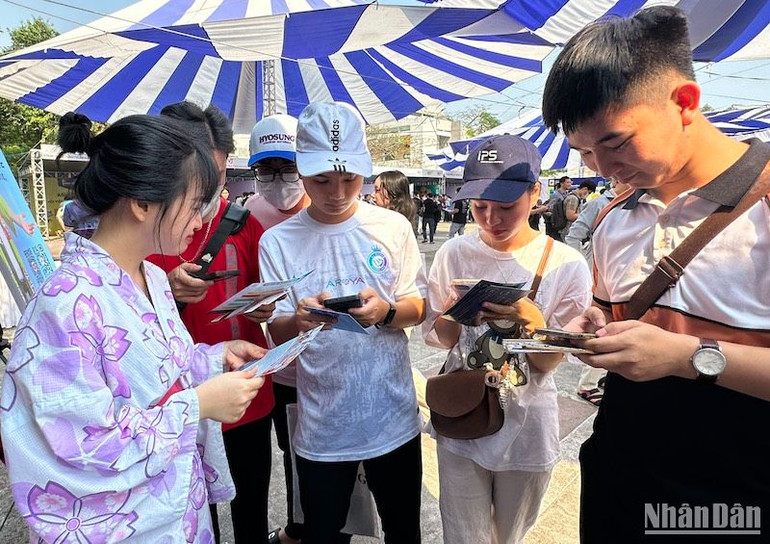 Ngày hội việc làm Bách khoa - DUT JOB FAIR 2024. (Ảnh ANH ĐÀO)