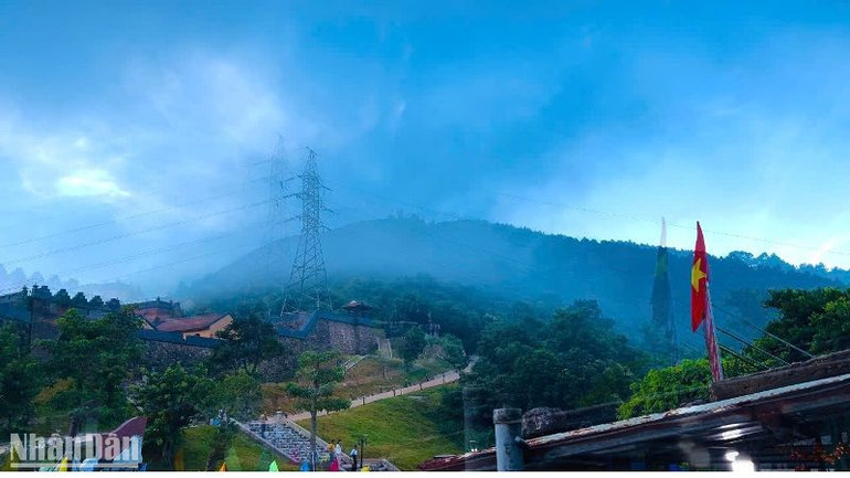 Một góc Di tích lịch sử quốc gia Hải Vân Quan. (Ảnh: ANH ĐÀO)