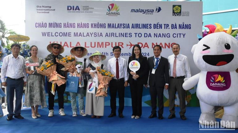 Đà Nẵng có chuyến bay trực tiếp từ Kuala Lumpur, Malaysia. (Ảnh: ANH ĐÀO)